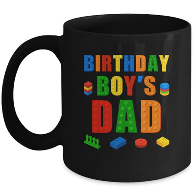 Master Builder Dad Birthday Boy Building Bricks Blocks Mug | teecentury