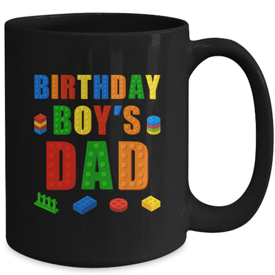 Master Builder Dad Birthday Boy Building Bricks Blocks Mug | teecentury