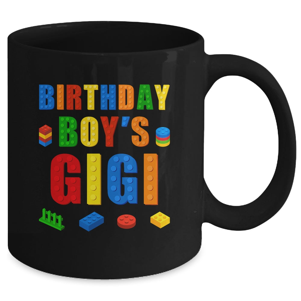 Master Builder Gigi Birthday Boy Building Bricks Blocks Mug | teecentury