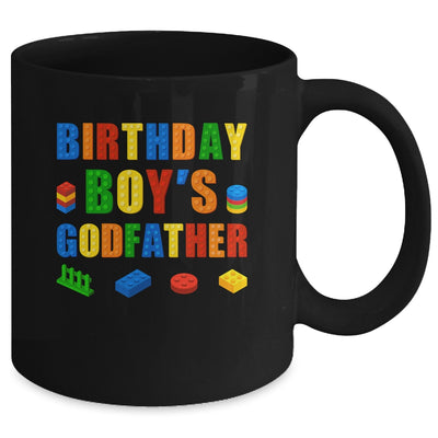 Master Builder Godfather Birthday Boy Building Bricks Blocks Mug | teecentury