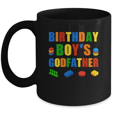 Master Builder Godfather Birthday Boy Building Bricks Blocks Mug | teecentury