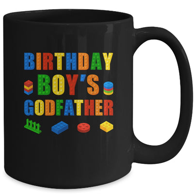 Master Builder Godfather Birthday Boy Building Bricks Blocks Mug | teecentury