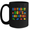 Master Builder Godfather Birthday Boy Building Bricks Blocks Mug | teecentury