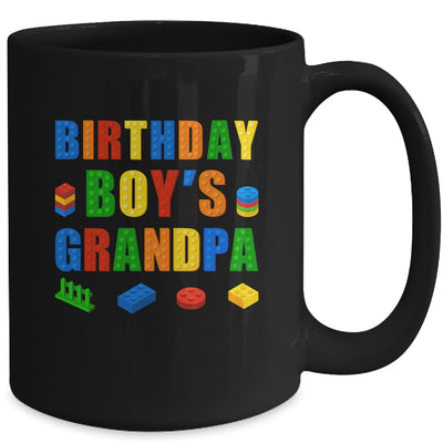 Master Builder Grandpa Birthday Boy Building Bricks Blocks Mug | teecentury