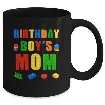 Master Builder Mom Birthday Boy Building Bricks Blocks Mug | teecentury