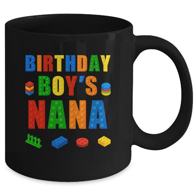 Master Builder Nana Birthday Boy Building Bricks Blocks Mug | teecentury