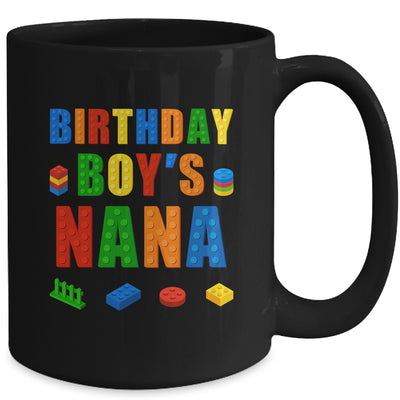 Master Builder Nana Birthday Boy Building Bricks Blocks Mug | teecentury