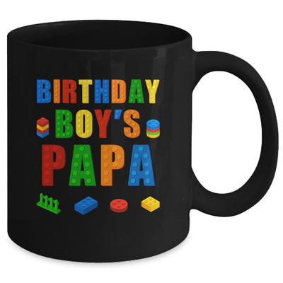 Master Builder Papa Birthday Boy Building Bricks Blocks Mug | teecentury