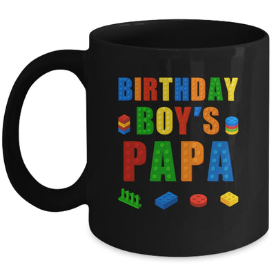 Master Builder Papa Birthday Boy Building Bricks Blocks Mug | teecentury