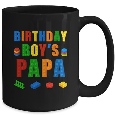 Master Builder Papa Birthday Boy Building Bricks Blocks Mug | teecentury