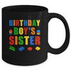 Master Builder Sister Birthday Boy Building Bricks Blocks Mug | teecentury