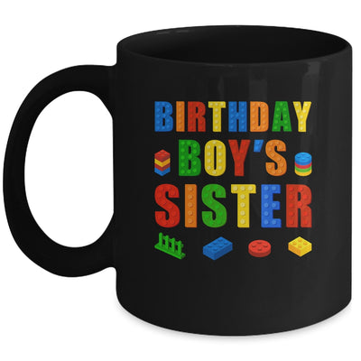 Master Builder Sister Birthday Boy Building Bricks Blocks Mug | teecentury