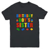 Master Builder Sister Birthday Boy Building Bricks Blocks Youth Shirt | teecentury