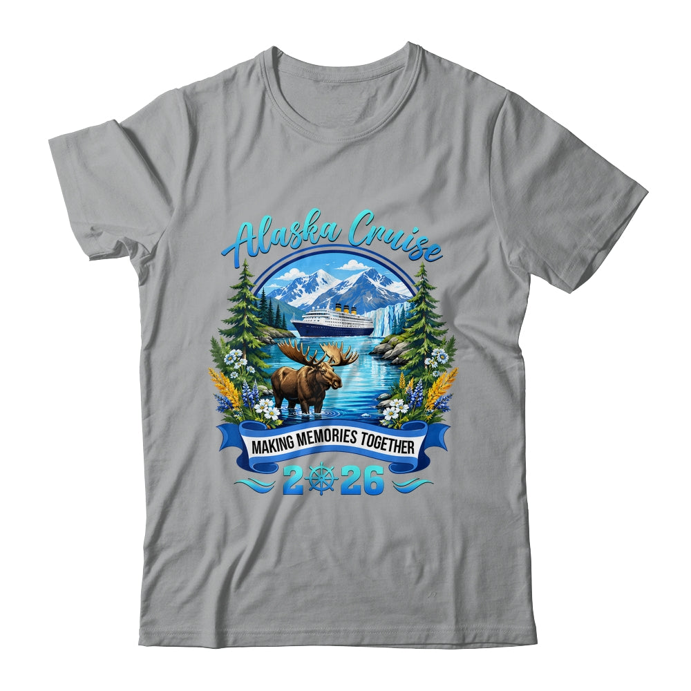 Matching Family Friends Group Alaska Cruise 2026 Alaskan Shirt & Hoodie | teecentury