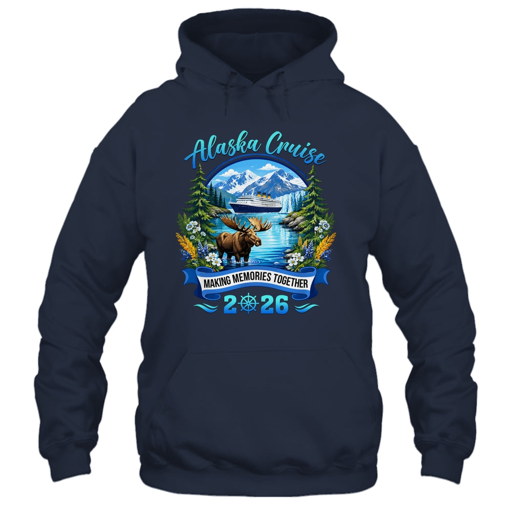Matching Family Friends Group Alaska Cruise 2026 Alaskan Shirt & Hoodie | teecentury