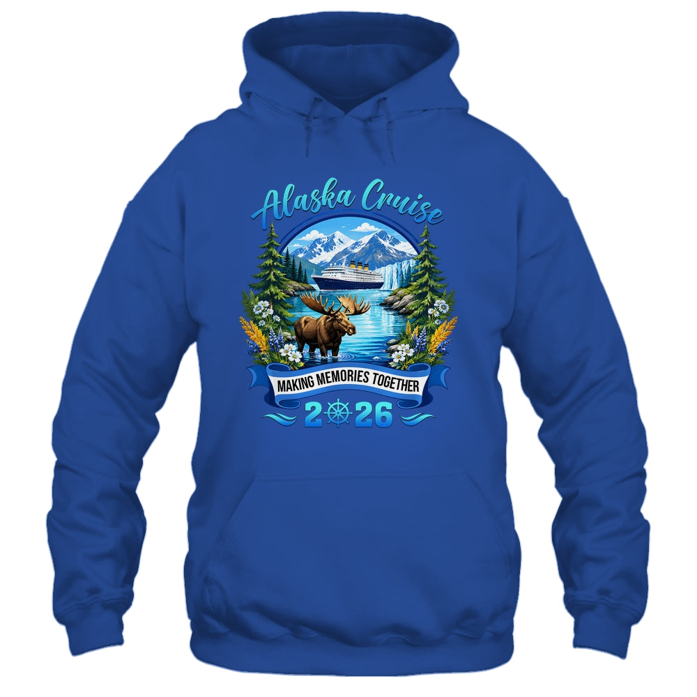 Matching Family Friends Group Alaska Cruise 2026 Alaskan Shirt & Hoodie | teecentury