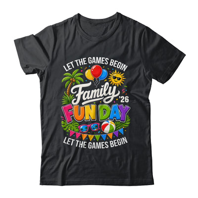 Matching Family Fun Day 2026 Let The Games Begin Beach Trip Shirt & Tank Top | teecentury