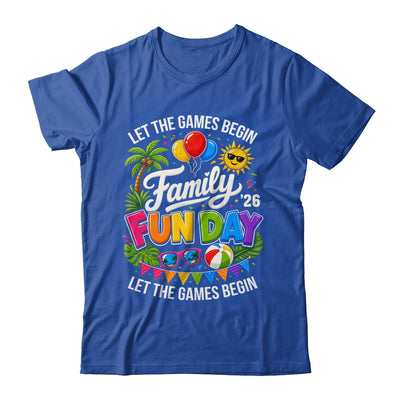 Matching Family Fun Day 2026 Let The Games Begin Beach Trip Shirt & Tank Top | teecentury