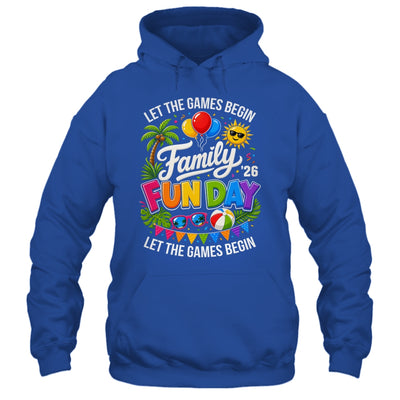Matching Family Fun Day 2026 Let The Games Begin Beach Trip Shirt & Tank Top | teecentury