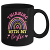 Matching Twin Spirit Week Twinning With My Bestie Rainbow Mug | teecentury