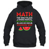 Math And Watermelons Mathematics Calculation Numbers Shirt & Tank Top | teecentury