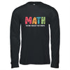 Math The Only Subject That Counts Cute Teacher Educator Shirt & Hoodie | teecentury