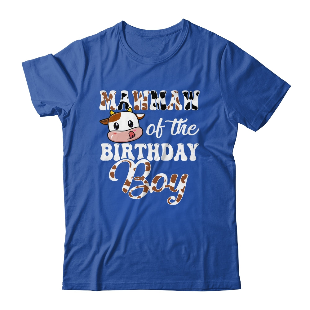 Mawmaw Of The Birthday Boy Cow Farm 1st Birthday Boy Shirt & Hoodie | teecentury
