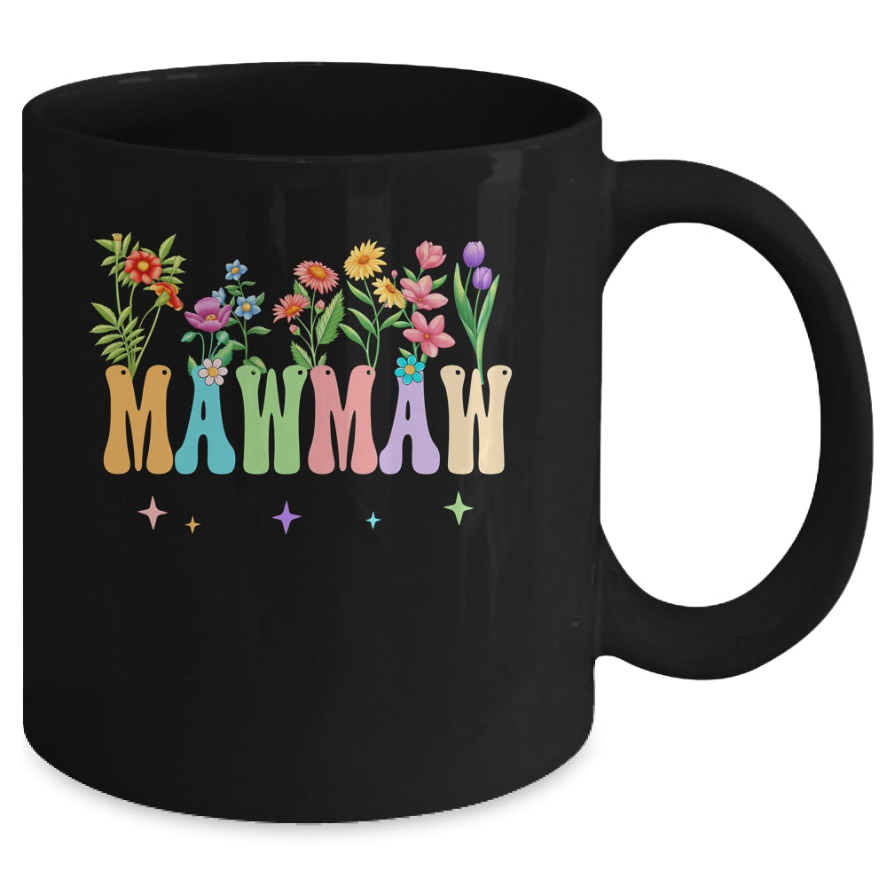 Mawmaw Women Wildflower Floral Design Mawmaw Mothers Day Mug | teecentury