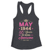May 1944 80 Years Of Being Awesome Retro 80th Birthday Shirt & Tank Top | teecentury