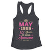 May 1959 65 Years Of Being Awesome Retro 65th Birthday Shirt & Tank Top | teecentury