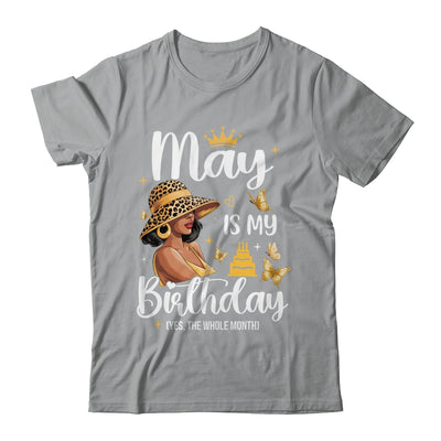 May Is My Birthday African American Woman Birthday Queen Shirt & Tank Top | teecentury