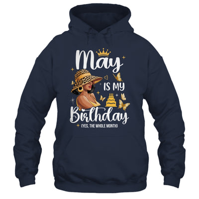May Is My Birthday African American Woman Birthday Queen Shirt & Tank Top | teecentury