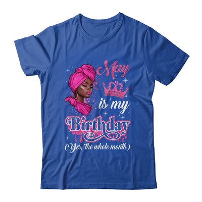 May Is My Birthday African Black Women Birthday Queen Shirt & Tank Top | teecentury