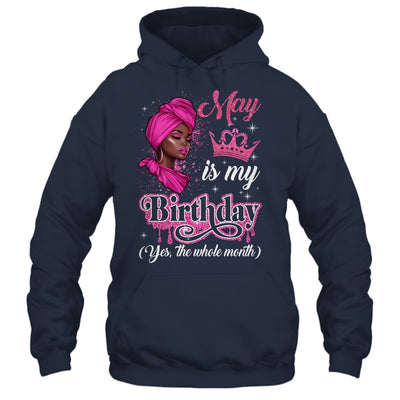 May Is My Birthday African Black Women Birthday Queen Shirt & Tank Top | teecentury