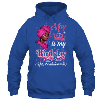 May Is My Birthday African Black Women Birthday Queen Shirt & Tank Top | teecentury
