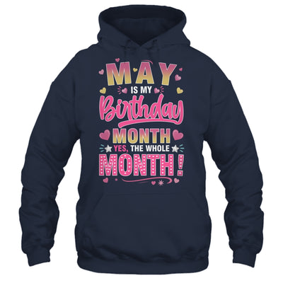 May Is My Birthday Yes The Whole Month For Women Girls Shirt & Tank Top | teecentury
