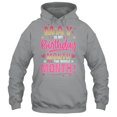 May Is My Birthday Yes The Whole Month For Women Girls Shirt & Tank Top | teecentury