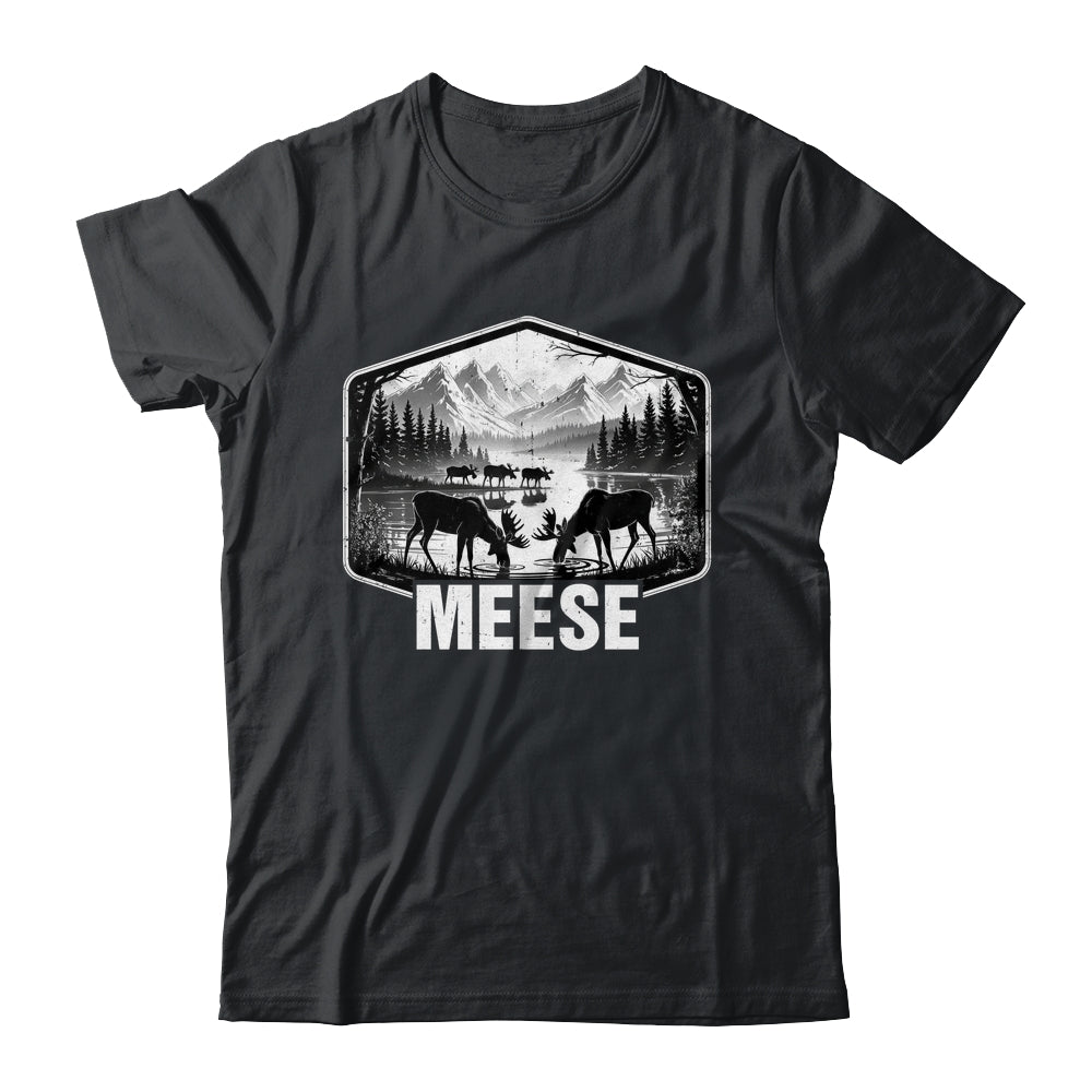 Meese Funny Moose Humor Camping Wildlife Outdoor Nature Shirt & Hoodie | teecentury