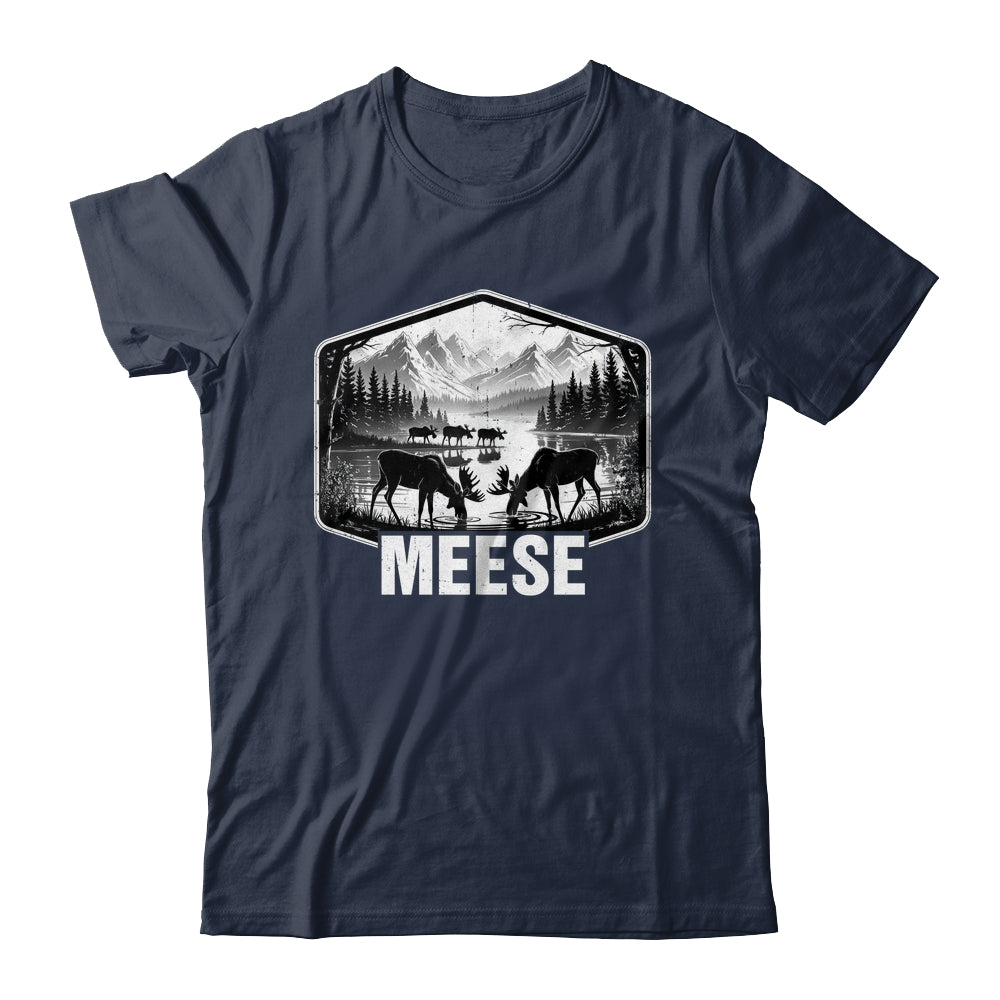 Meese Funny Moose Humor Camping Wildlife Outdoor Nature Shirt & Hoodie | teecentury
