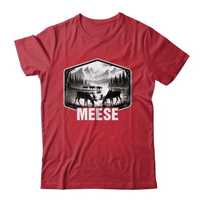 Meese Funny Moose Humor Camping Wildlife Outdoor Nature Shirt & Hoodie | teecentury