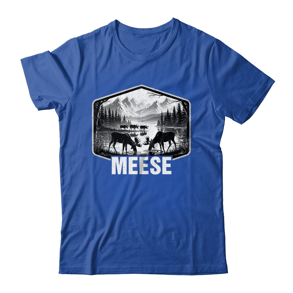 Meese Funny Moose Humor Camping Wildlife Outdoor Nature Shirt & Hoodie | teecentury