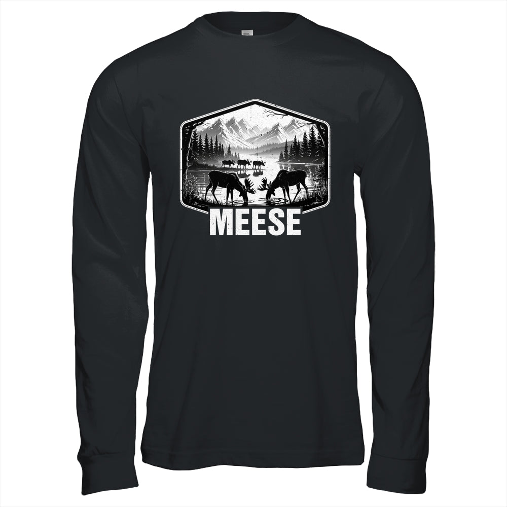 Meese Funny Moose Humor Camping Wildlife Outdoor Nature Shirt & Hoodie | teecentury