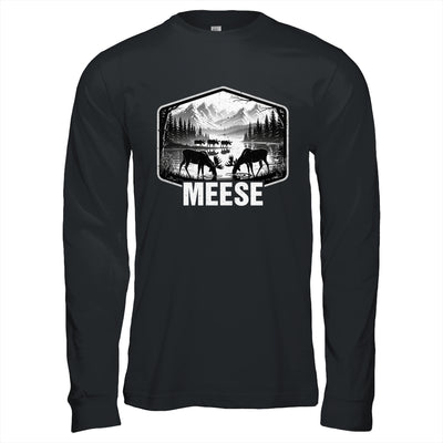 Meese Funny Moose Humor Camping Wildlife Outdoor Nature Shirt & Hoodie | teecentury