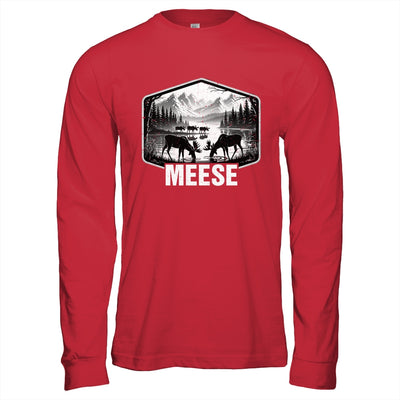 Meese Funny Moose Humor Camping Wildlife Outdoor Nature Shirt & Hoodie | teecentury