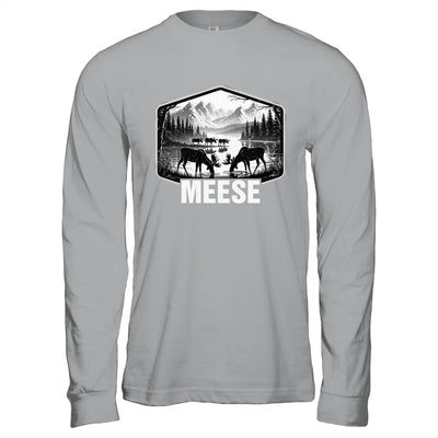 Meese Funny Moose Humor Camping Wildlife Outdoor Nature Shirt & Hoodie | teecentury