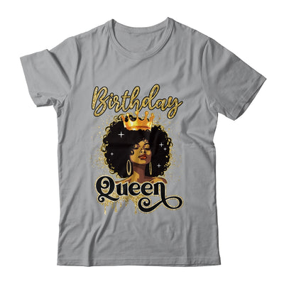 Melanin Queen Birthday Afro Black Girls African American Shirt & Tank Top | teecentury