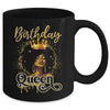 Melanin Queen Birthday Afro Black Girls African American Mug | teecentury