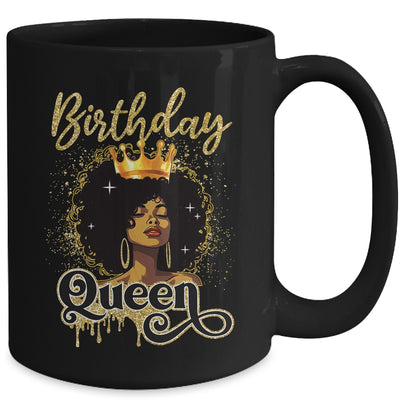 Melanin Queen Birthday Afro Black Girls African American Mug | teecentury