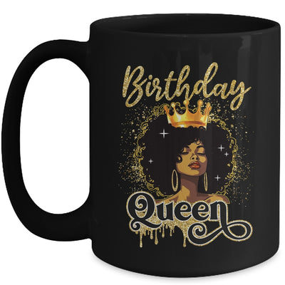 Melanin Queen Birthday Afro Black Girls African American Mug | teecentury