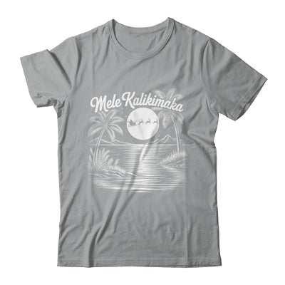 Mele Kalikimaka Christmas Hawaii Beach Hawaiian Santa Surf Shirt & Sweatshirt | teecentury